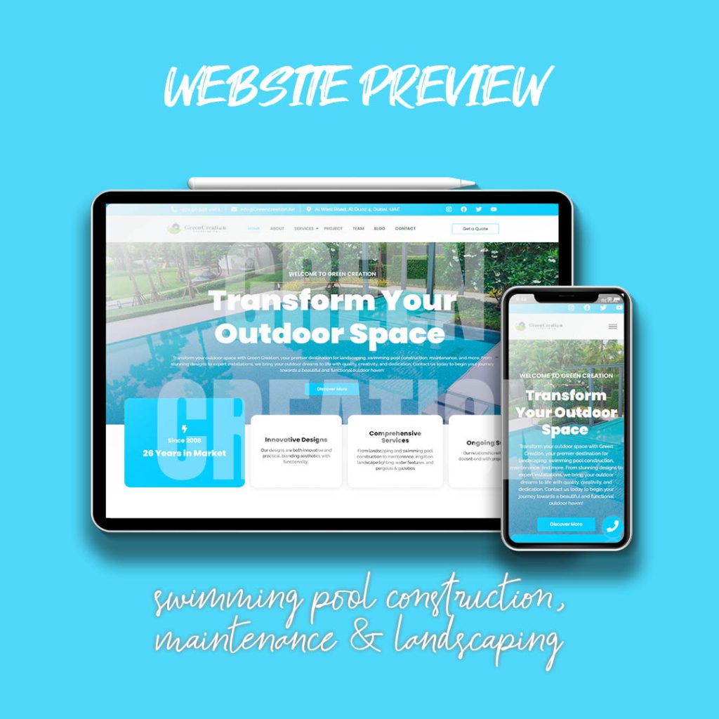 SWIMMING POOL CONSTRUCTOR SOCIAL MEDIA POSTER