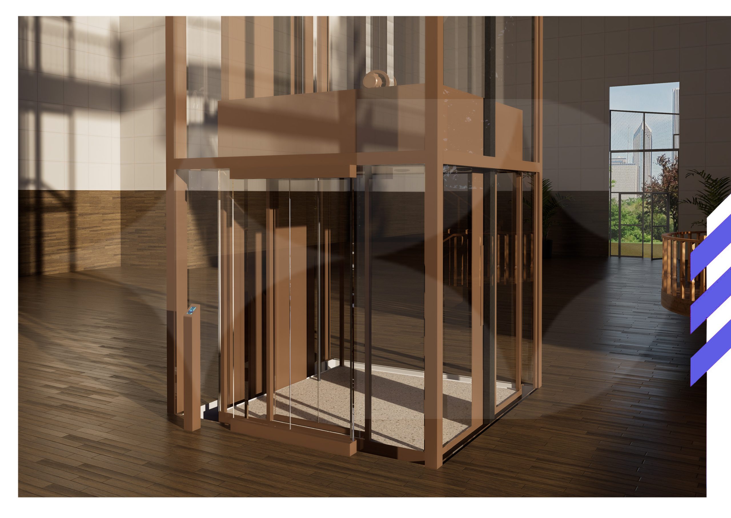3D Design Case Study: Falcon Elevator Custom Elevator Project | Newtons Creative